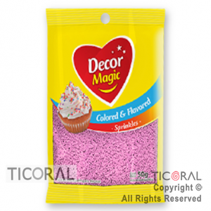 GRANA DECOR MAGIC ROSA BEBE SABORIZADA X 50GRS x 1